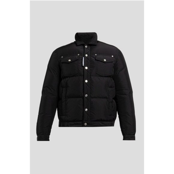 DSQUARED2 Mens Black Puffer Quilted Down Jacket Sz 50/Large NWT S74AM1097 - Picture 16 of 16